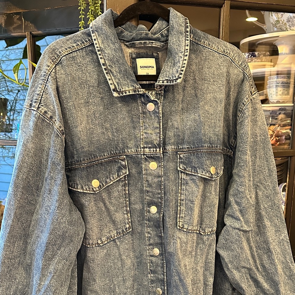 Sonoma Light Wash Blue Denim Jacket